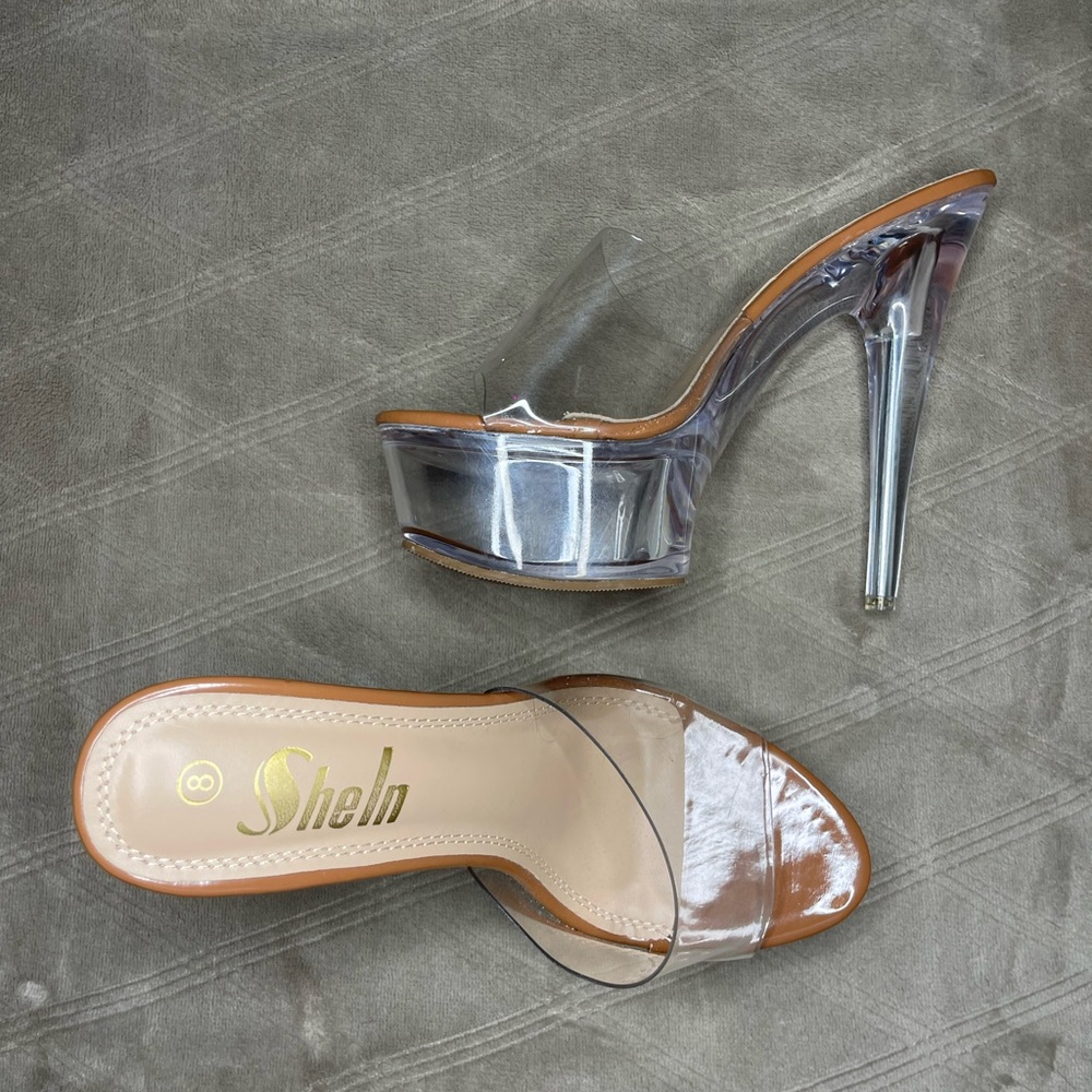 *BRAND NEW* Sexy Clear Skripper Vibes Heels